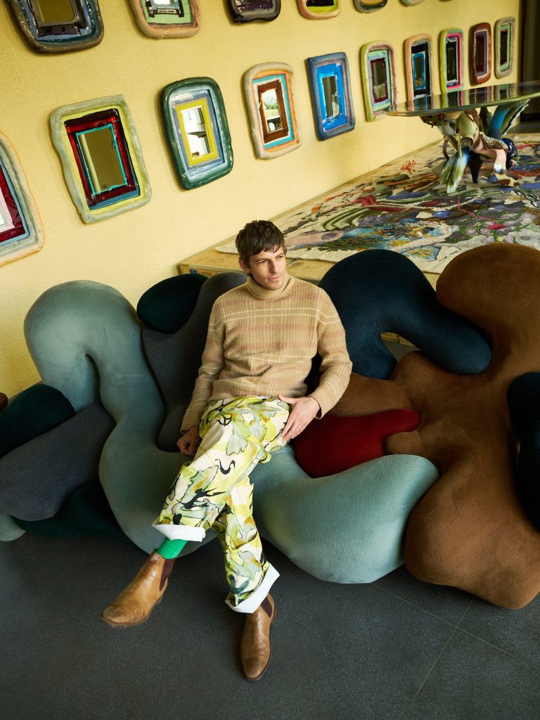 Misha Kahn at Capsule Plaza, Milan, 2025 shot by Lorenzo Bacci for Elle Decor